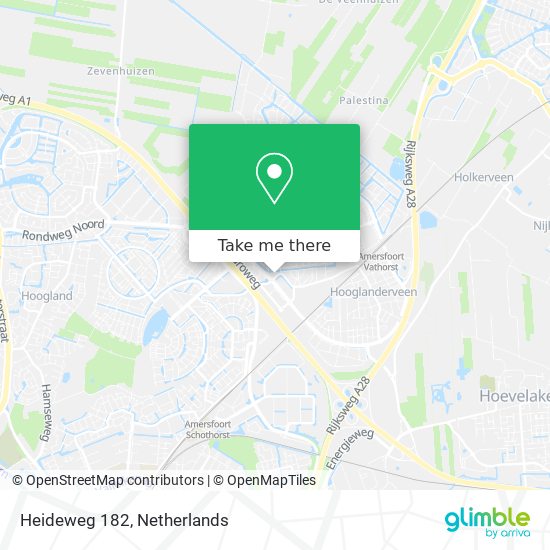 Heideweg 182 map