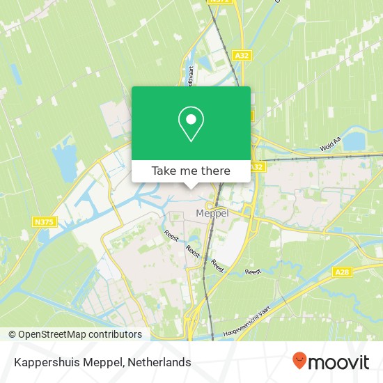 Kappershuis Meppel, Prinsenplein 11 map
