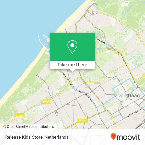 Release Kids Store, Frederik Hendriklaan 301 map