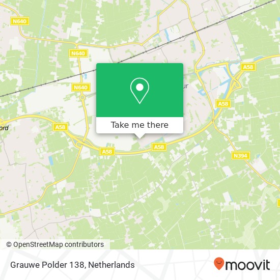 Grauwe Polder 138, 4876 NC Etten-Leur map