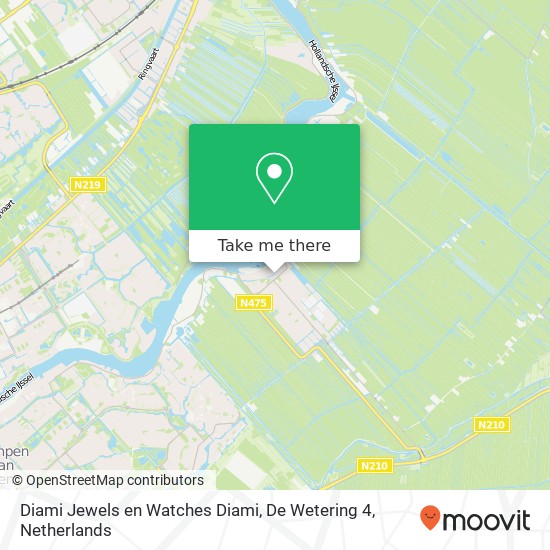 Diami Jewels en Watches Diami, De Wetering 4 map