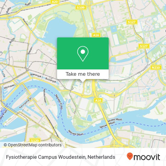 Fysiotherapie Campus Woudestein, Sportlaan map