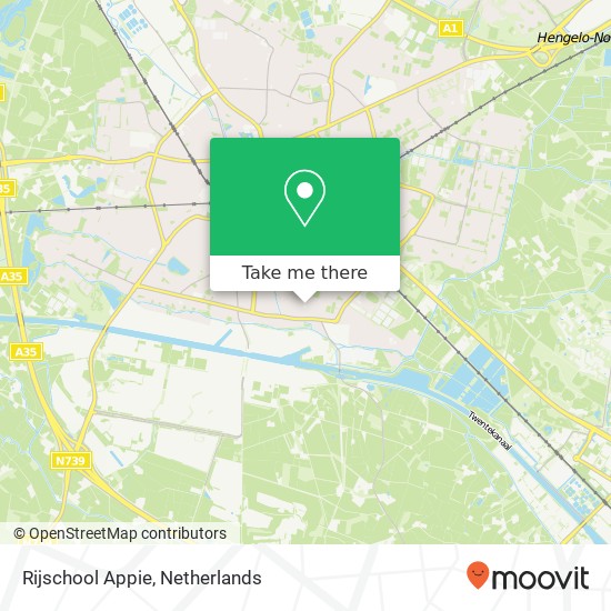 Rijschool Appie, Berfloweg 264B map