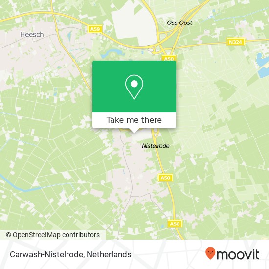 Carwash-Nistelrode, Bedrijvenweg 11 map