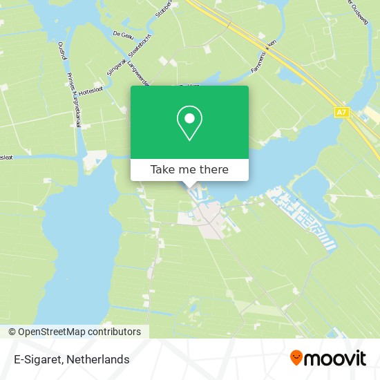 E-Sigaret map