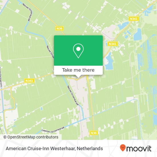 American Cruise-Inn Westerhaar map