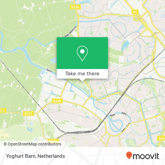 Yoghurt Barn, Maatweg 3 Karte