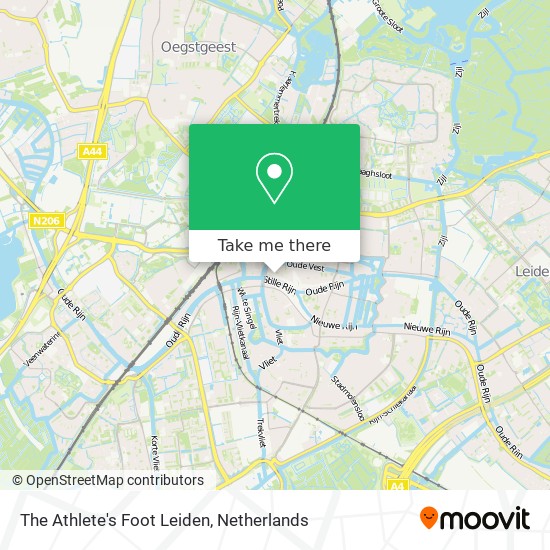 The Athlete's Foot Leiden Karte