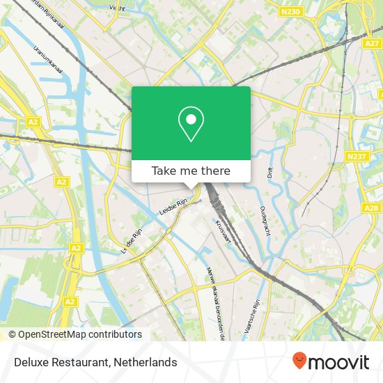 Deluxe Restaurant, Damstraat 22 map