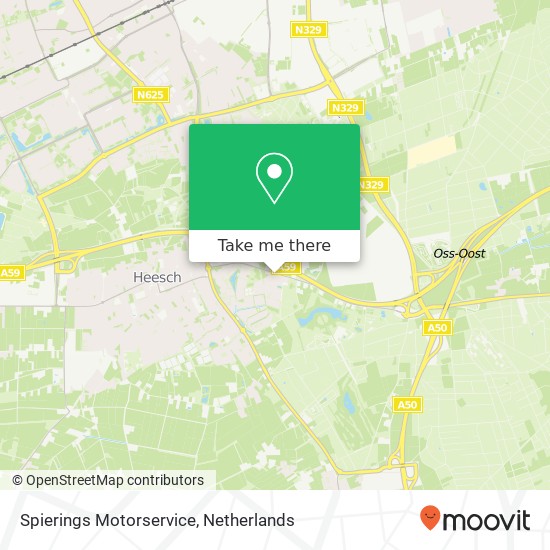 Spierings Motorservice, Graafsebaan 29A map