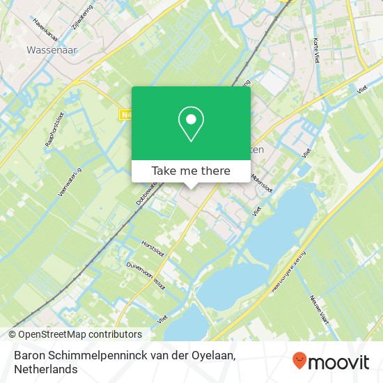Baron Schimmelpenninck van der Oyelaan, 2252 Voorschoten map