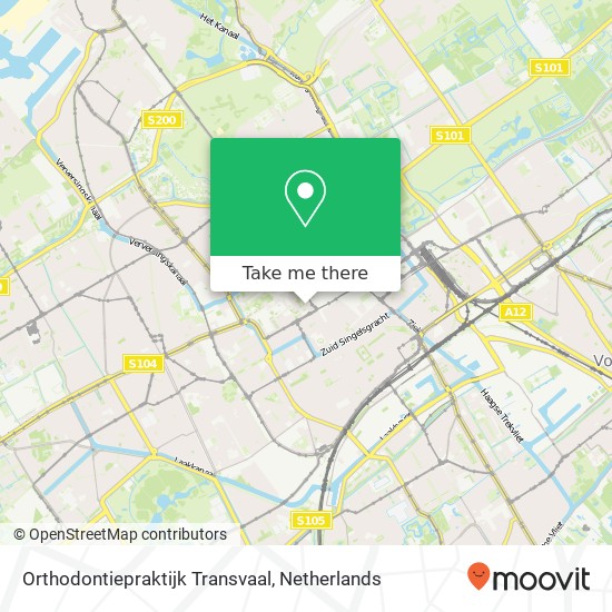 Orthodontiepraktijk Transvaal, Laan map