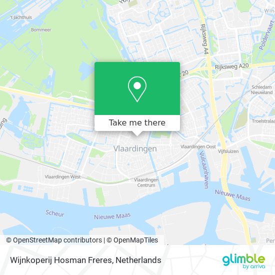 Wijnkoperij Hosman Freres map