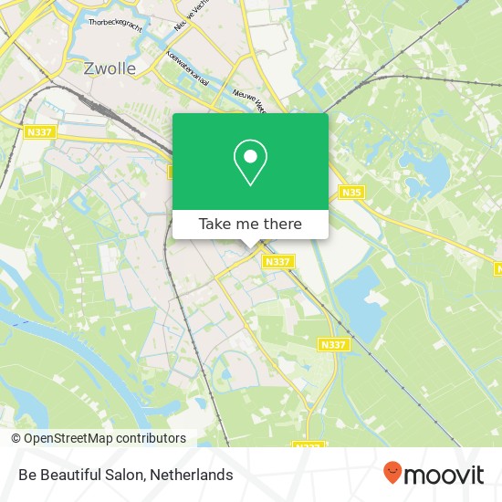 Be Beautiful Salon, Ulgerkamp 55 map