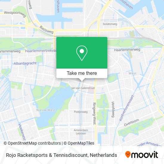 Rojo Racketsports & Tennisdiscount map