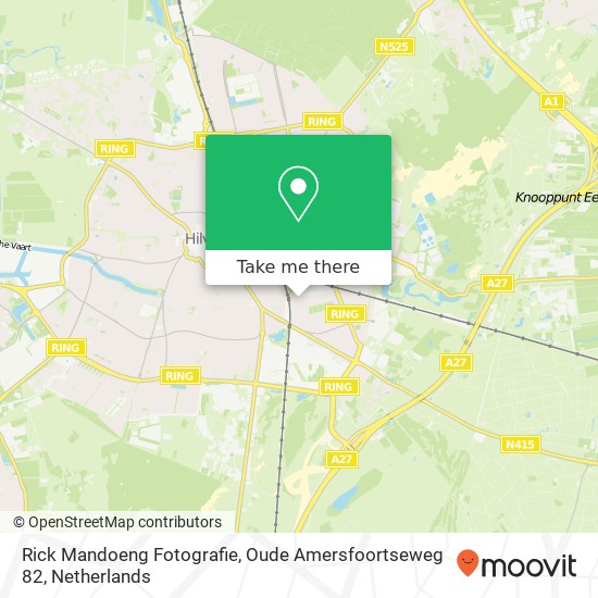 Rick Mandoeng Fotografie, Oude Amersfoortseweg 82 map