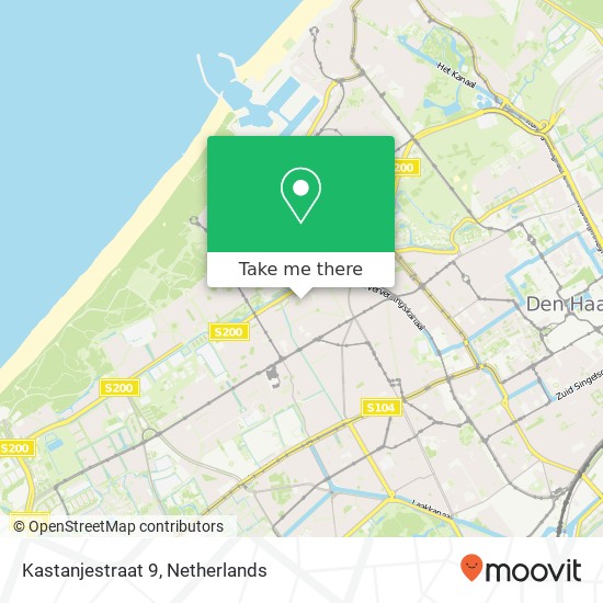 Kastanjestraat 9, 2565 HJ Den Haag map