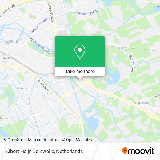 Albert Heijn Dc Zwolle map