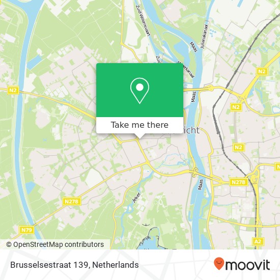 Brusselsestraat 139, 6211 PD Maastricht map