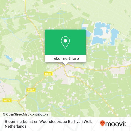 Bloemsierkunst en Woondecoratie Bart van Well, Van de Poelstraat 3 map