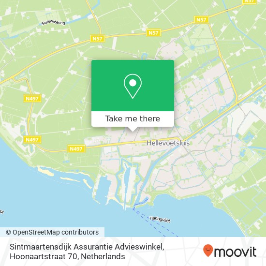 Sintmaartensdijk Assurantie Advieswinkel, Hoonaartstraat 70 map