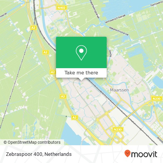 Zebraspoor 400, 3605 GW Maarssen map