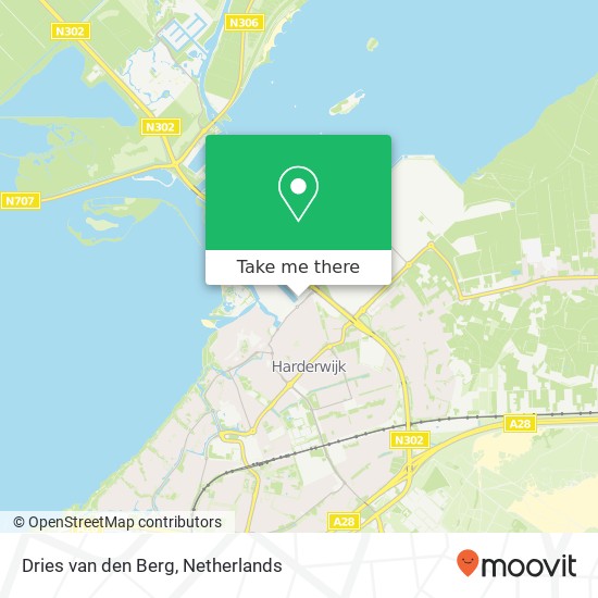 Dries van den Berg, Burgemeester de Meesterstraat Karte