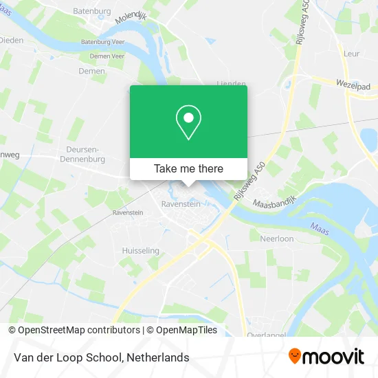 Van der Loop School map