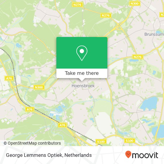 George Lemmens Optiek, Kouvenderstraat 53 map