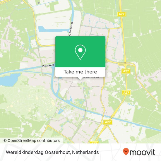 Wereldkinderdag Oosterhout Karte