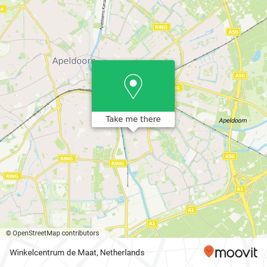 Winkelcentrum de Maat map