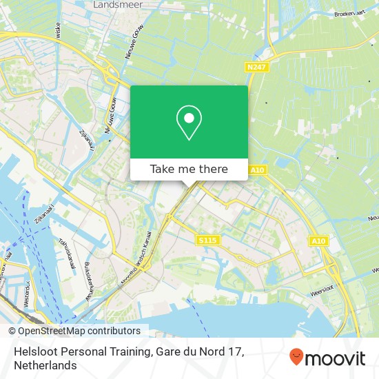 Helsloot Personal Training, Gare du Nord 17 map