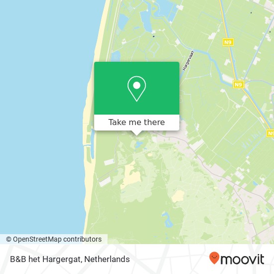 B&B het Hargergat map