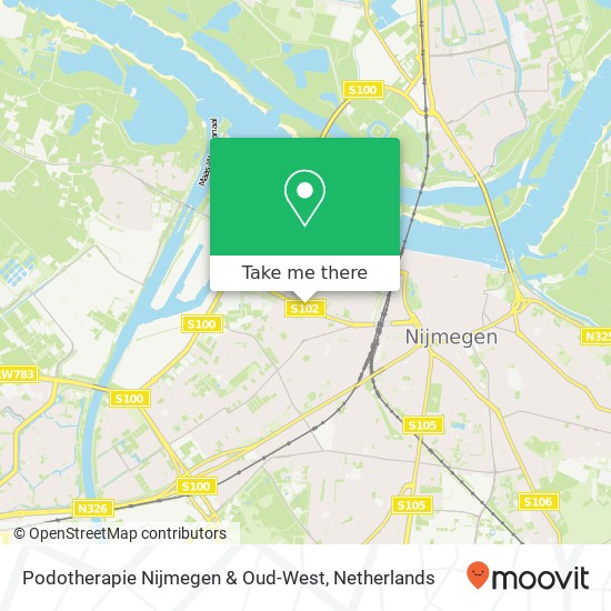 Podotherapie Nijmegen & Oud-West, Marialaan 352 map