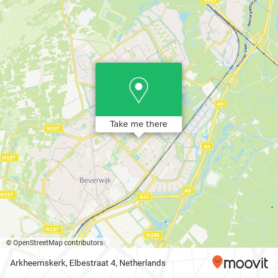 Arkheemskerk, Elbestraat 4 map