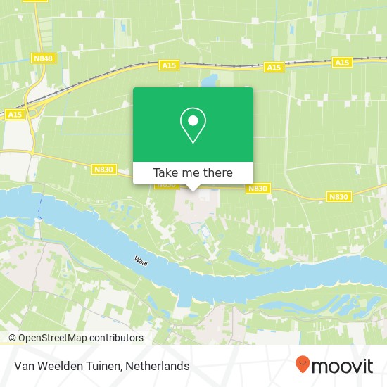 Van Weelden Tuinen, Nieuwe Steeg 67 map