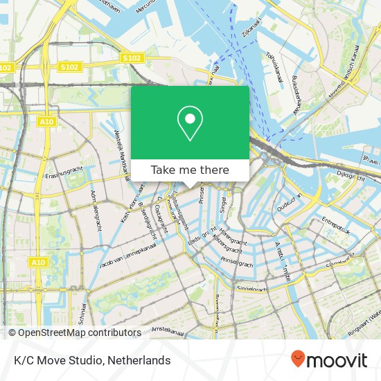 K / C Move Studio, Rozengracht 93A map