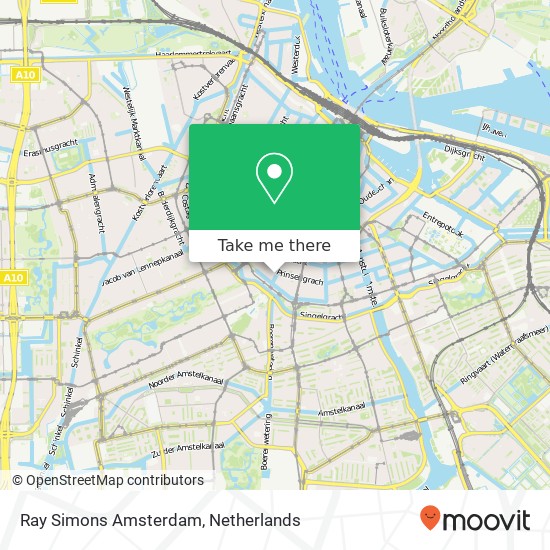 Ray Simons Amsterdam map