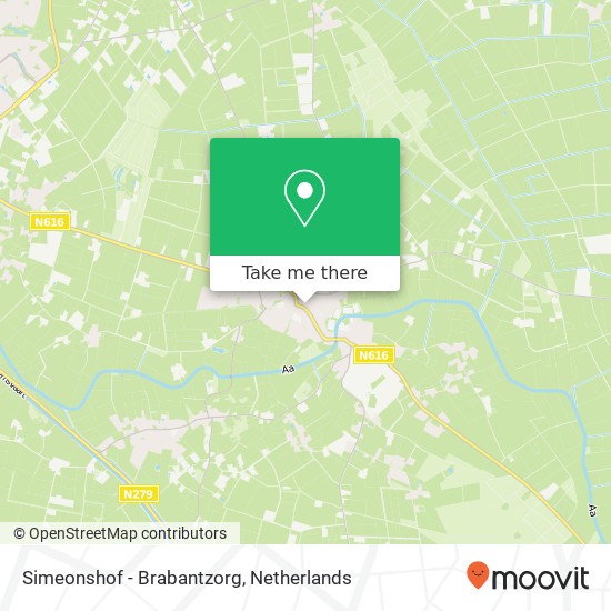 Simeonshof - Brabantzorg, Simeonshof 1 Karte