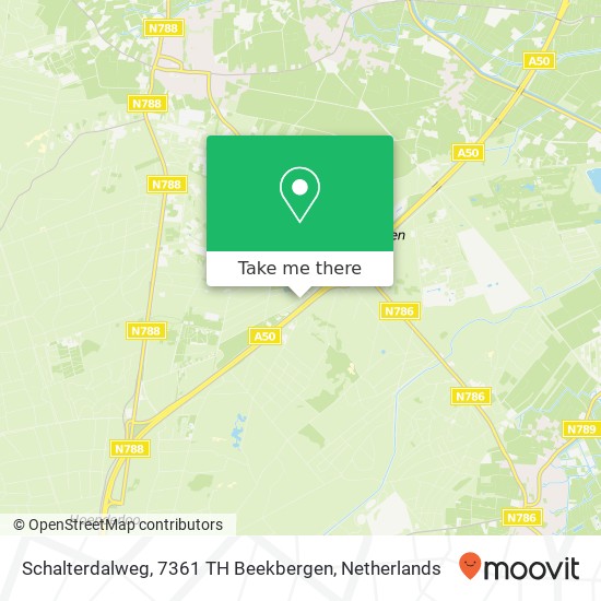 Schalterdalweg, 7361 TH Beekbergen map