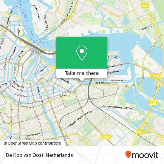 De Kop van Oost, Zeeburgerpad 1 map