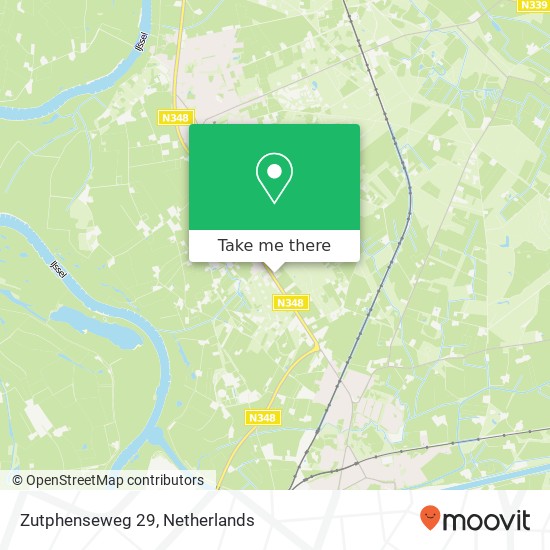 Zutphenseweg 29, 7211 EA Eefde map