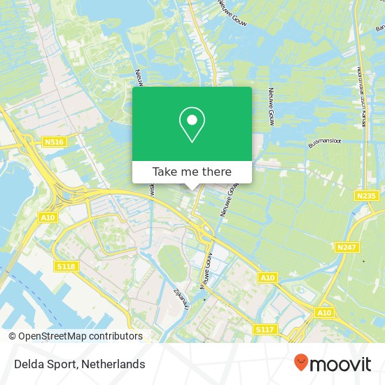 Delda Sport, Zuideinde 74N map