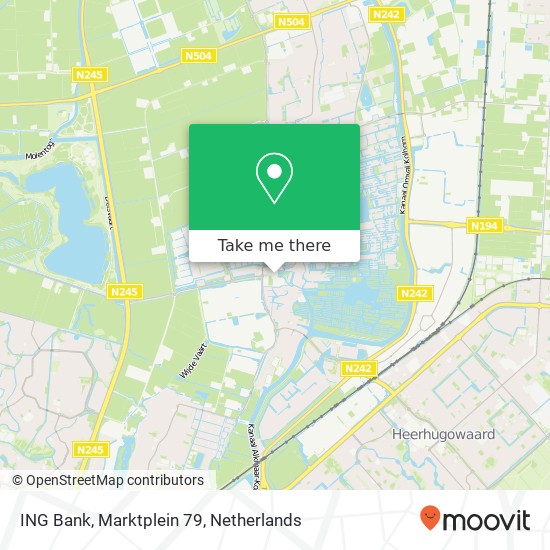 ING Bank, Marktplein 79 map