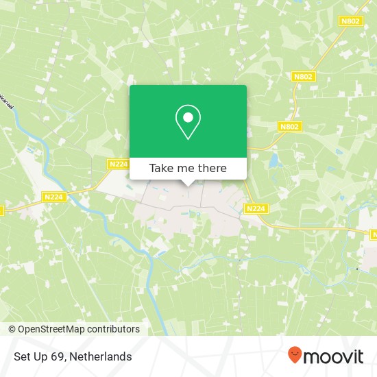 Set Up 69, Lindenlaan map