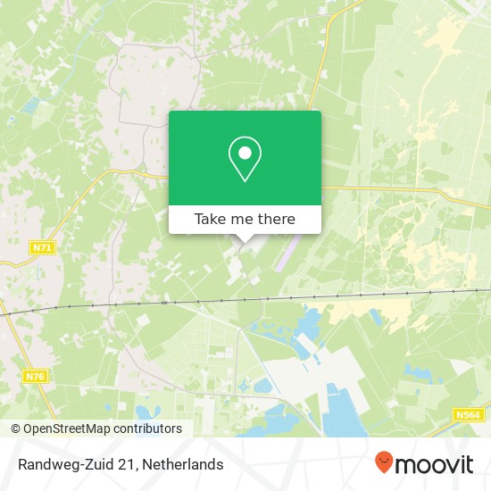 Randweg-Zuid 21, 6021 PT Budel map