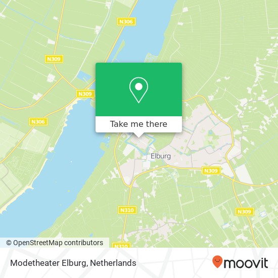 Modetheater Elburg, Vischpoortstraat 8 map