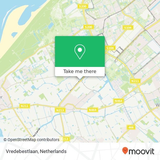 Vredebestlaan, 2685 Poeldijk map