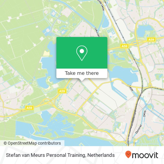 Stefan van Meurs Personal Training, Hedikhuizerweg 15 map