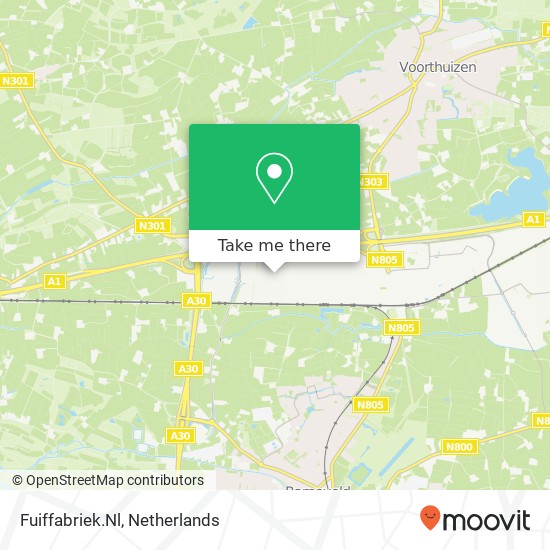 Fuiffabriek.Nl, Nijverheidsweg 75C map